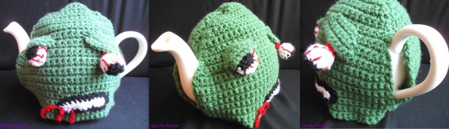 Quirky Purple Zombie Tea Cosy