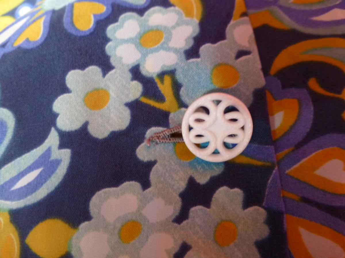 1960s button