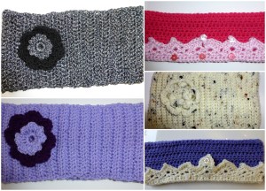 Quirky Purple Ear-warmers