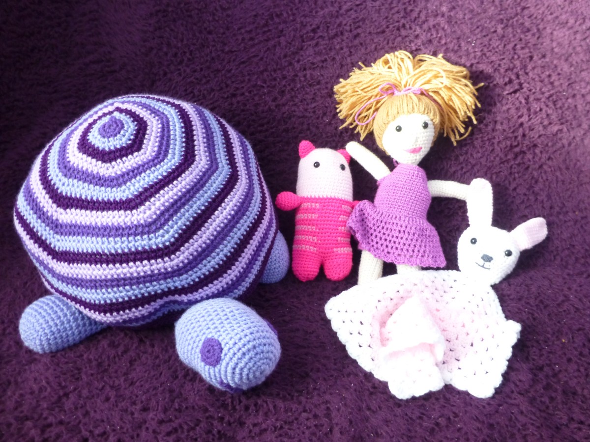Crocheted toys